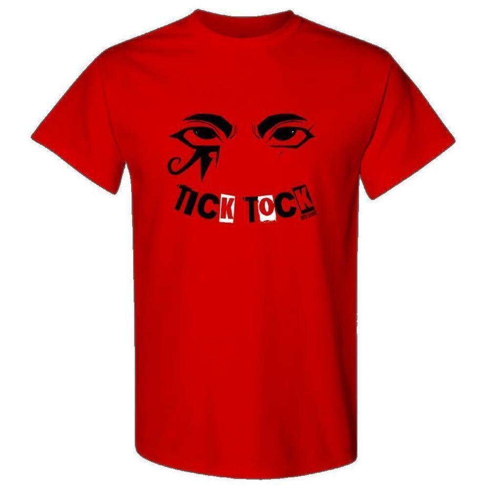 Tick Tock Minimal Time Humor Graphic Streetwear T-Shirt